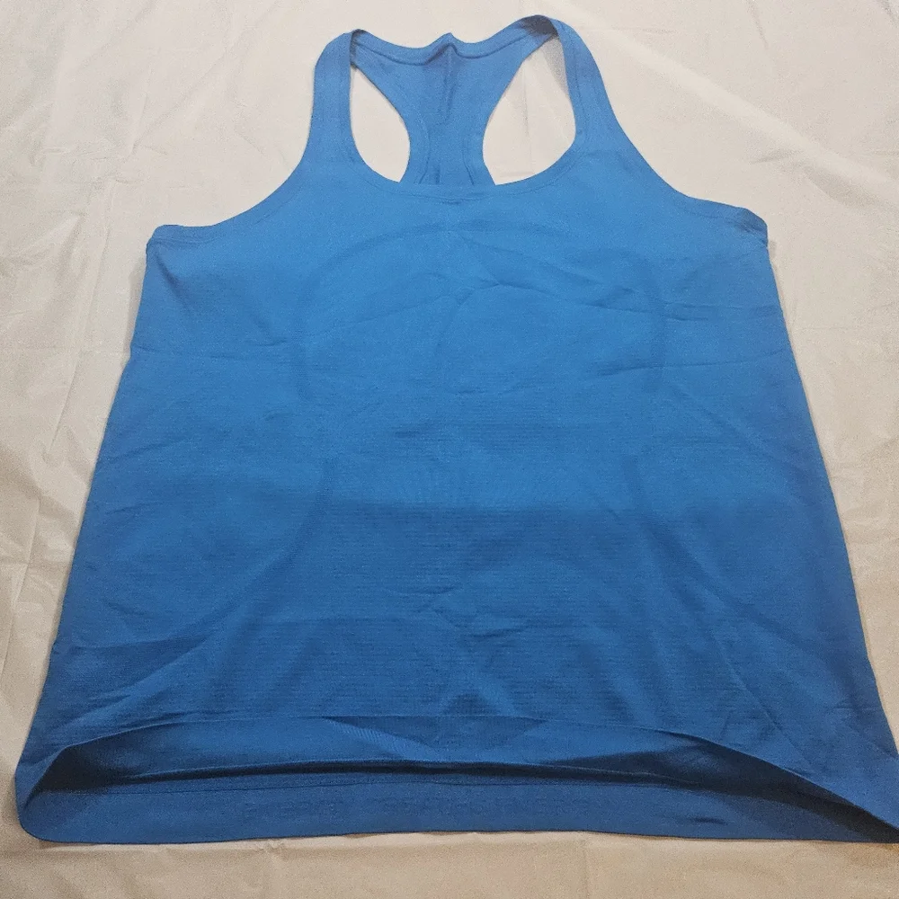 Lululemon Swiftly Tech Racerback Tank Top 2.0 *Hip Length (Poolside) Size 12_7